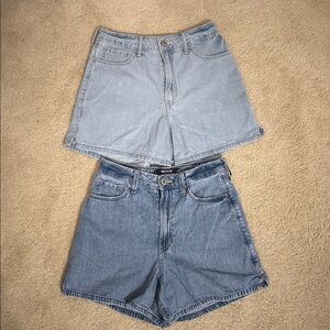 Hollister Blue Jean Shorts